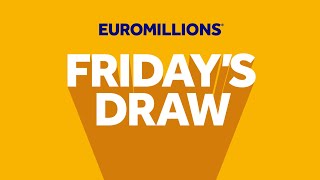 The National Lottery EuroMillions draw results from Friday 19 July 2024 [upl. by Areehs]