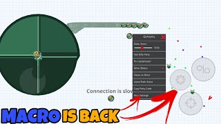MACRO IS BACK IOS MACRO IN CLASSIC MODE 🥂 AGARIO MOBILE [upl. by Frechette]