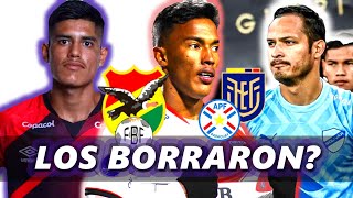 Los 7 Jugadores AFUERA de OSCAR VILLEGAS 😡 BOLIVIA CONVOCADOS ELIMINATORIA [upl. by Sulihpoeht]