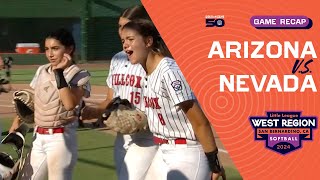 Game Highlights Arizona vs Nevada  Little League Softball West Region Tournament [upl. by Nomis]