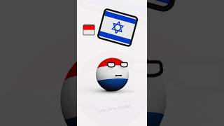 Team Indonesia 🇮🇩 vs Team Israel 🇮🇱 countryballs [upl. by Gabriela343]