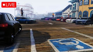 GTA 5 ONLINE LIVE CAR MEET🚘 CAR SHOW🔥 DRAGS  CRUISE Ps4💯 [upl. by Harwin262]