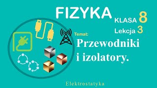 Fizyka Klasa 8 Lekcja 3 Przewodniki i izolatory [upl. by Drawoh]