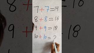 Addition challenge fun😝😜 shortvideo maths mathgames additiontricks [upl. by Atnoid]