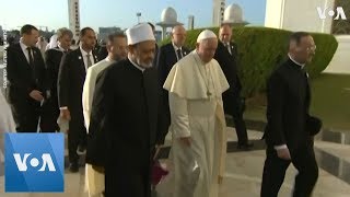 Pope Francis Visits the Grand Mosque in Abu Dhabi [upl. by Hardan]