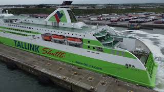 Irish Ferries  Oscar Wilde 140523 Rosslare Berthing trials [upl. by Scharff]