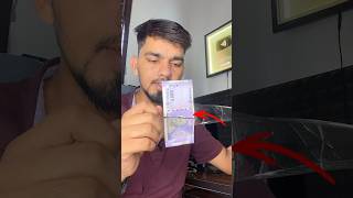 100₹ note glued with glue gun shorts [upl. by Silden707]