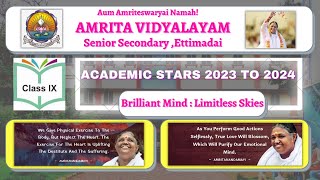 Academic Stars of Grade 9 2023  2024 [upl. by Retnyw]