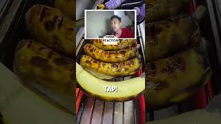 STREET FOOD PISANG reaction [upl. by Nnateragram]