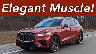 2024 Genesis GV70 AWD 35T Sport Prestige Review Nice [upl. by Eelan]