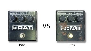 1986 ProCo RAT vs 1985 ProCo RAT White Face [upl. by Daphna]