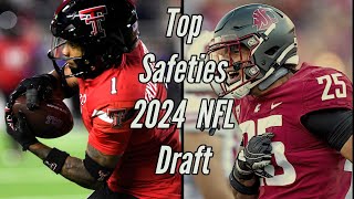 Top Safeties In The 2024 NFL Draft  With Highlights [upl. by Drareg]