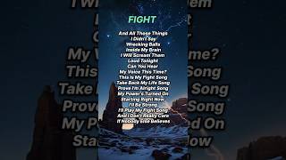 Fight Song Rachel Plattenlyrics youtubeshorts [upl. by Ecirted]