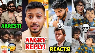 Tech Burner ANGRY REPLY to CONTROVERSY 😡 Allu Arjun ARRESTED Gukesh Vs Magnus Sourav Joshi BB [upl. by Pinckney]