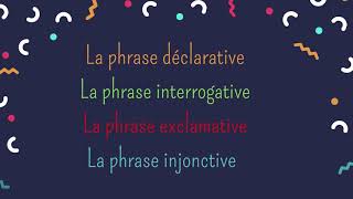 Les types de phrases  Par le professeur Mahfoudh [upl. by Keeley]