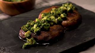 Portobellos con chimichurri de aguacate  Doble deleite [upl. by End]