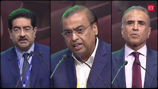 5G launch event Mukesh Ambani Sunil Mittal amp KM Birla share the timeline of 5G rollout in India [upl. by Finnegan460]