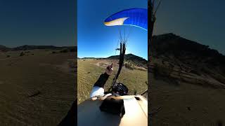 low pass and landing🌪 flight paragliding gopro landing [upl. by Nitsuga179]