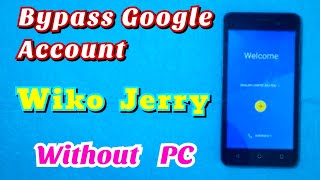 Wiko Jerry Bypass Google Account android 60 without pc [upl. by Ecnedac]