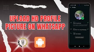 How to Upload HD Profile Picture on WhatsApp [upl. by Assener841]