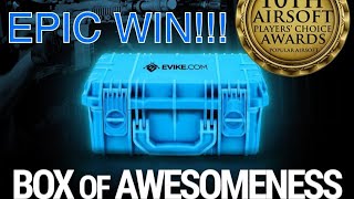 Evike box of awesomeness unboxing  Epic win [upl. by Ahserkal662]