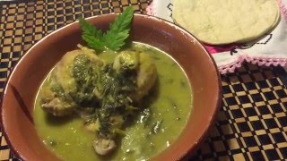 VERDOLAGAS CON POLLO EN CHILE VERDE DELICIOSA RECETA [upl. by Attenwahs398]