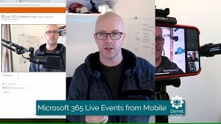 Microsoft 365 Live Event from mobile [upl. by Mutz]