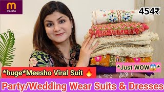 Meesho Viral Suits🔥 Party Wear Designer Dresses Haul  PAKISTANIANARKALI KURTA SETGOWNCOORDSET [upl. by Oakleil]