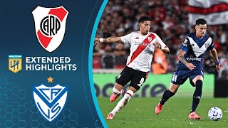 River Plate vs Vélez Sarsfield Extended Highlights  Argentina LPF  CBS Sports Golazo [upl. by Donalt]