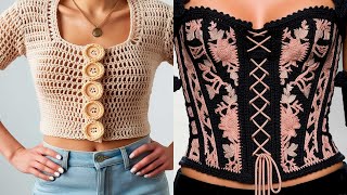 Unique Crochet Crop Top Ideas You NEED to Try for Your Next Collection [upl. by Nyraf]