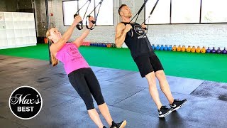 5 TRX EXERCISES TO BANISH BACK FAT  How To Perform The Best TRX Exercises For Back Fat Loss LIVE [upl. by Erlina]