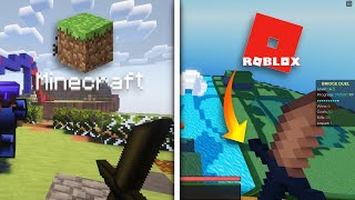 I Tried Minecraft 18 PvP But in Roblox [upl. by Shuman41]