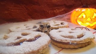 Sablés Confiture Citrouille Halloween [upl. by Neitsabes]