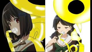 Sound Euphonium 2023 Kanade Hisaishi And Sano Kasano Playing Sousaphone Duet Scene [upl. by Primavera]