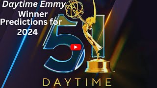 Daytime Emmy Winner Predictions for 2024 Surprise Nomination amp History Madeboldandbeautiful [upl. by Arv]