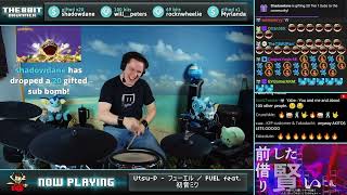 The8BitDrummer plays 鬱PUtsuP  フューエル  FUEL feat 初音ミク [upl. by Diskin]