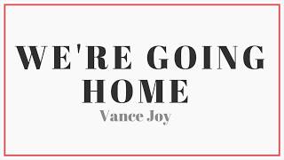 Vance Joy  Were Going Home  Lyrics [upl. by Ahsyekal65]