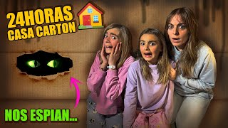 ALGUIEN NOS ESPÍA EN LAS 24 HORAS CASA DE CARTON Itarte Vlogs [upl. by Lucia320]