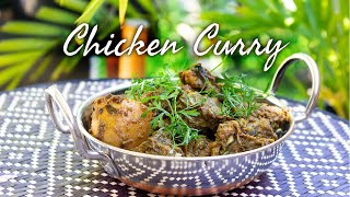 Fiji Style Chicken Curry  Step by Step  Cutting a Whole Chicken for Curry Pieces ASMR [upl. by Onek]