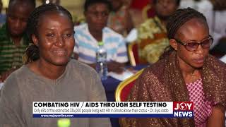 Only 65 of the estimated 334000 people living with HIV in Ghana know their status  Dr Ayisi Addo [upl. by Narej845]