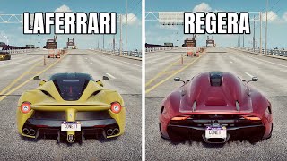 NFS Heat REGERA VS LAFERRARI WHICH IS FASTEST [upl. by Wrench]