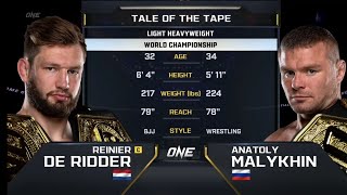 De Ridder Vs Malykhin Full FightMalykhin beats De Ridder by KO [upl. by Selena166]