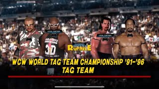 The Dudley Boyz Vs The Acolytes Wcw 2k23 [upl. by Alya]