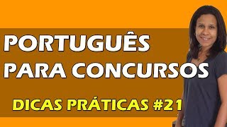 Dicas de Concordância Verbal e Concordância Nominal 2 de 5  21 [upl. by Reni]