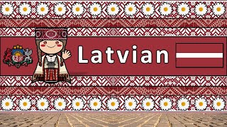 The Sound of the Latvian language Numbers Greetings Words amp Sample Text [upl. by Yusem]