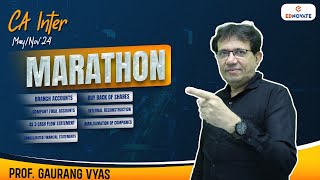 Advanced Accounting  Marathon Lecture  CA Inter  MayNov24  Prof Gaurang Vyas [upl. by Guod]