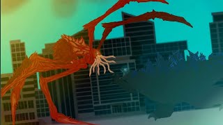 DC2 Godzilla Vs Scylla  Godzilla X Kong The New Empire  Animation [upl. by Eiresed]