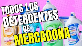 🛒 MERCADONA 🛒  LOS PONGO A PRUEBA TODOS LOS DETERGENTES SUPER REVIEW [upl. by Niletak]