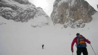 Sci Alpinismo  Cadini di Misurina  Forcella del Nevaio [upl. by Gayleen]