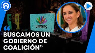 Queremos que Unids vaya más allá de los partidos políticos Claudia Ruiz Massieu [upl. by Stanly648]